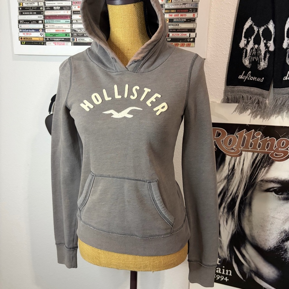 Hollister Charcoal Women's Hoodie